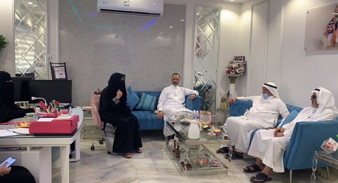 زيارة السيد حسن البكري ، المهندس صادق خليفة والدكتور أحمد لبان