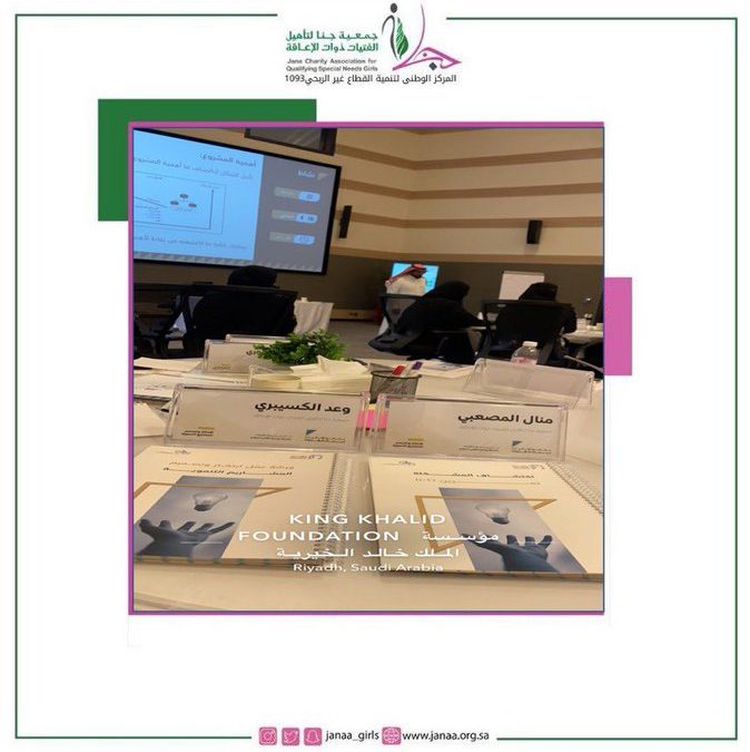 المشاركة في برنامج بناء الطاقات في ورشة عمل ابتكار وتصميم المشاريع التنموية